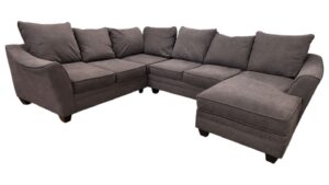 Charcoal 3pc U-Shaped Sectional