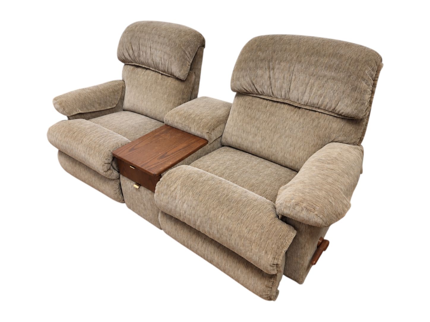 La-Z Boy Loveseat Recliner with Console - Image 3