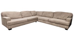 Cream Colored L-Shaped Sectional
