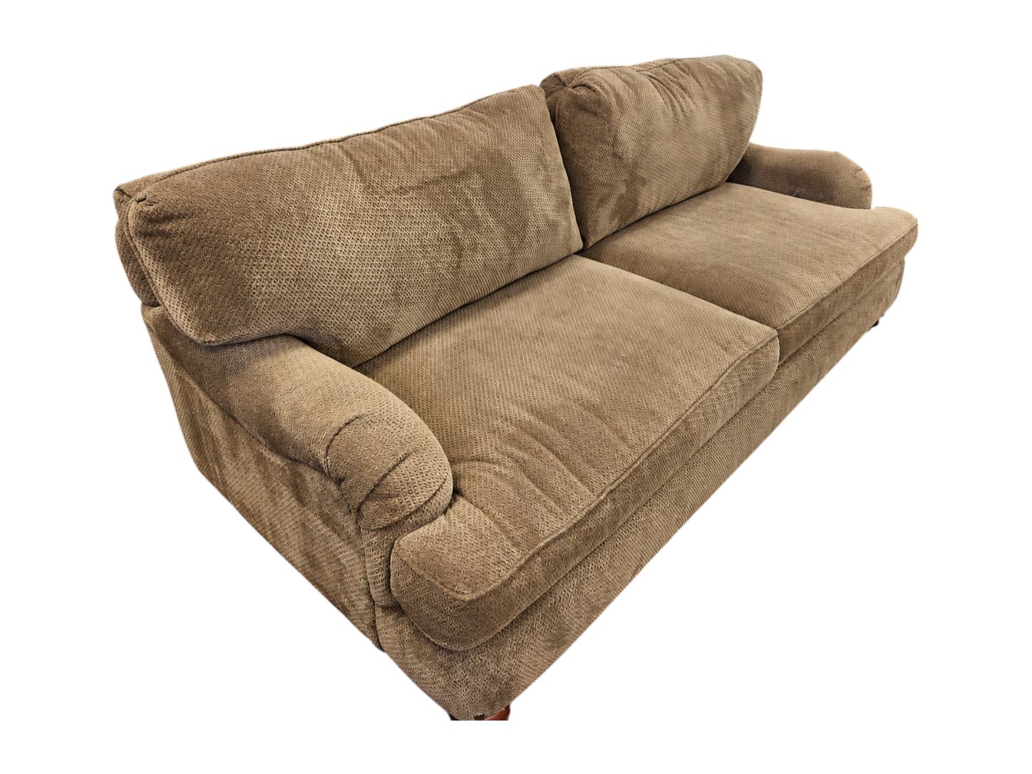 Corinthian Inc. Brown Oversized Loveseat - Image 3