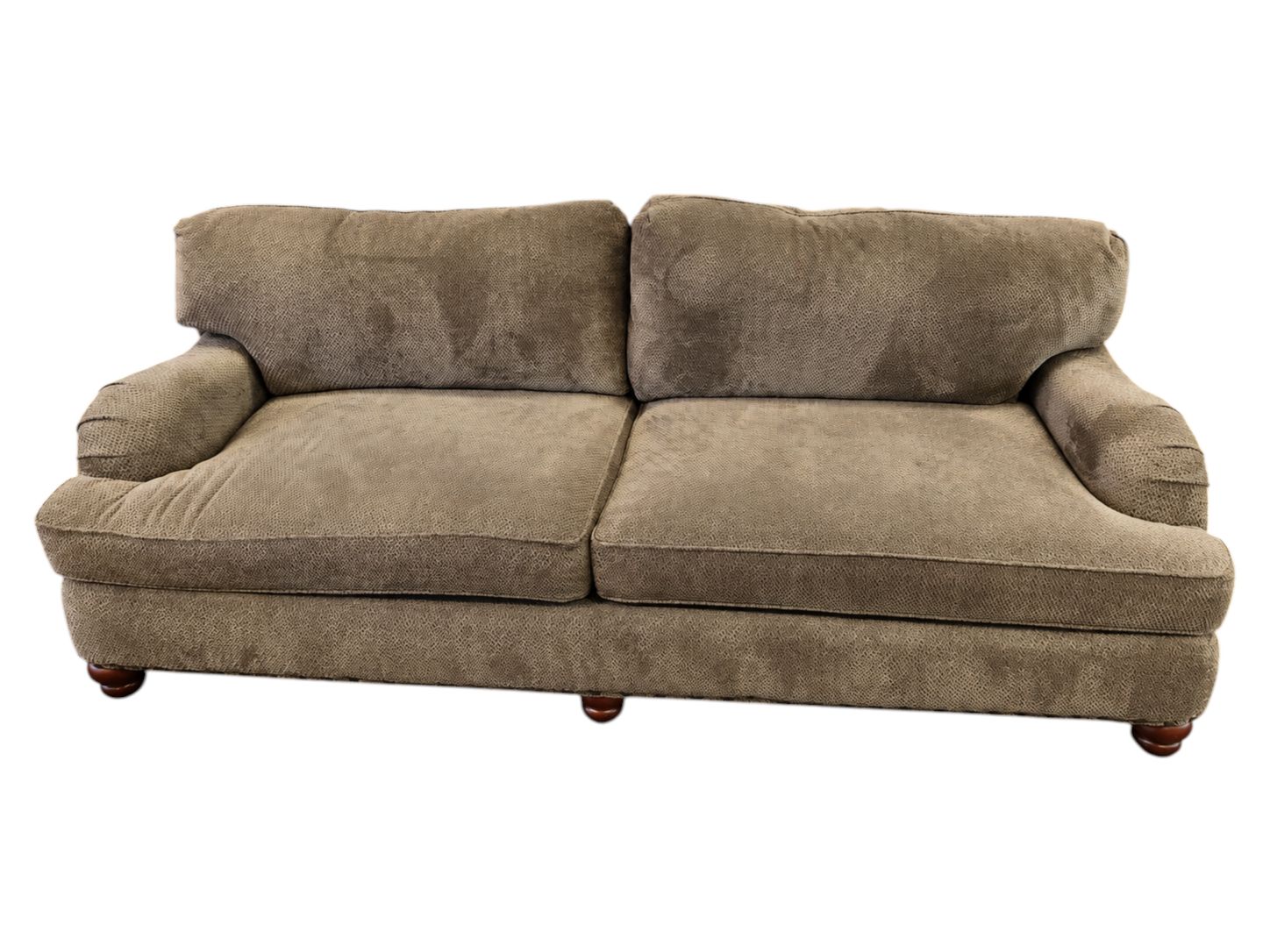 Corinthian Inc. Brown Oversized Loveseat - Image 2
