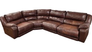 Leather Reclining Modular Sectional