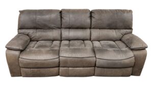Gray Electric Recliner Sofa