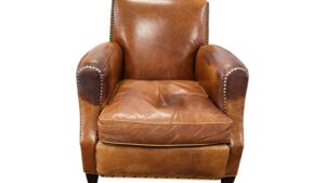Crate & Barrel Genuine Leather Chair