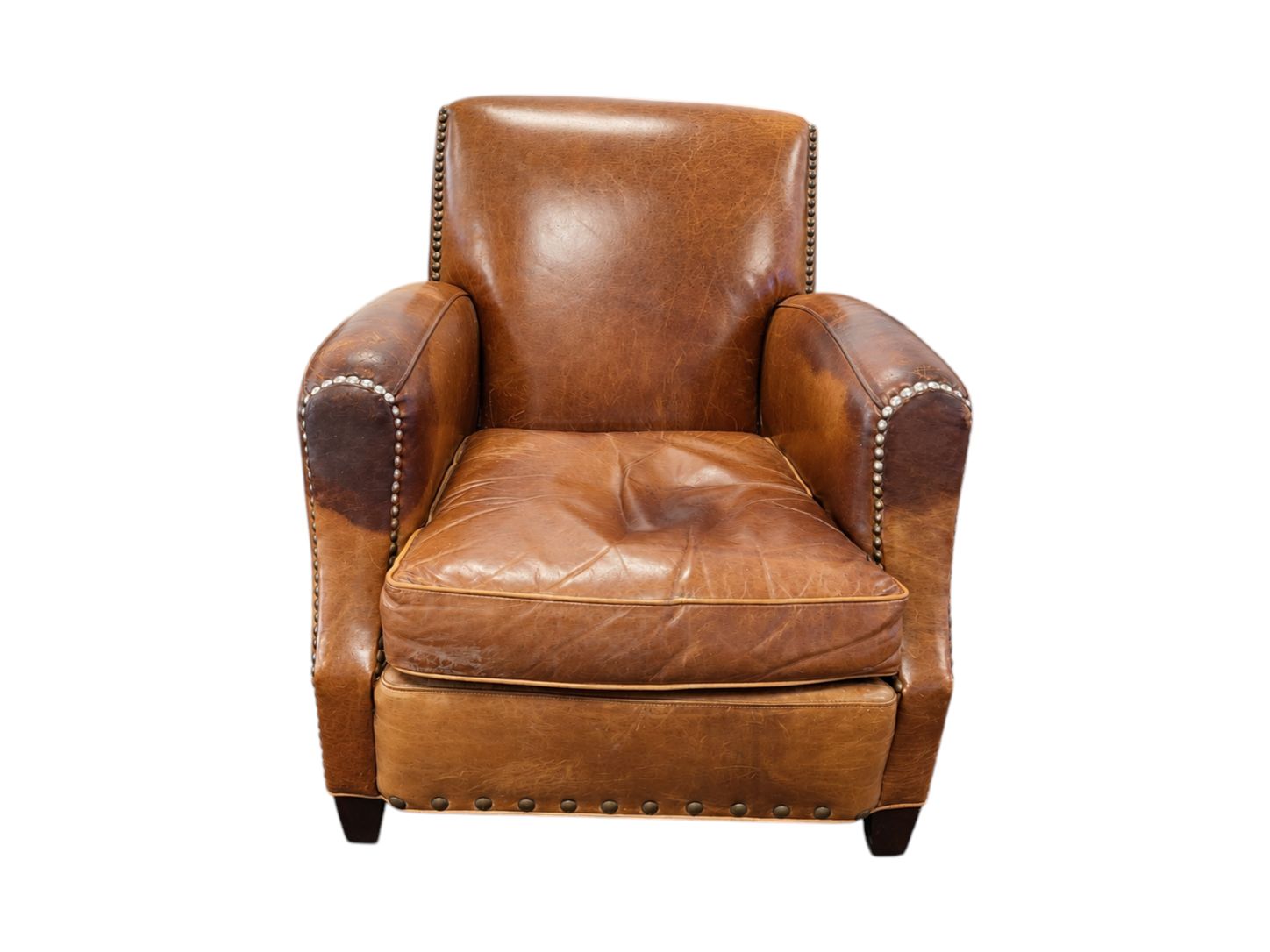 Crate & Barrel Genuine Leather Chair